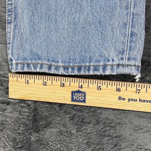 Vintage Levis 501 Made in USA Light Wash Straight Leg Jeans W31 L32 1994 - Picture 9 of 12